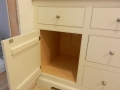 custom matching tub surround and bath vanity