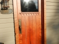 Cherry entry door