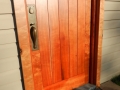 Cherry entry door