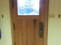 Cherry entry door