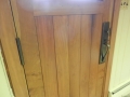 Cherry entry door