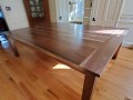 large black walnut dining table