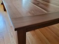 large black walnut dining table