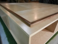 Platform Bed made of birch and walnut