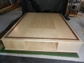 Platform Bed made of birch and walnut